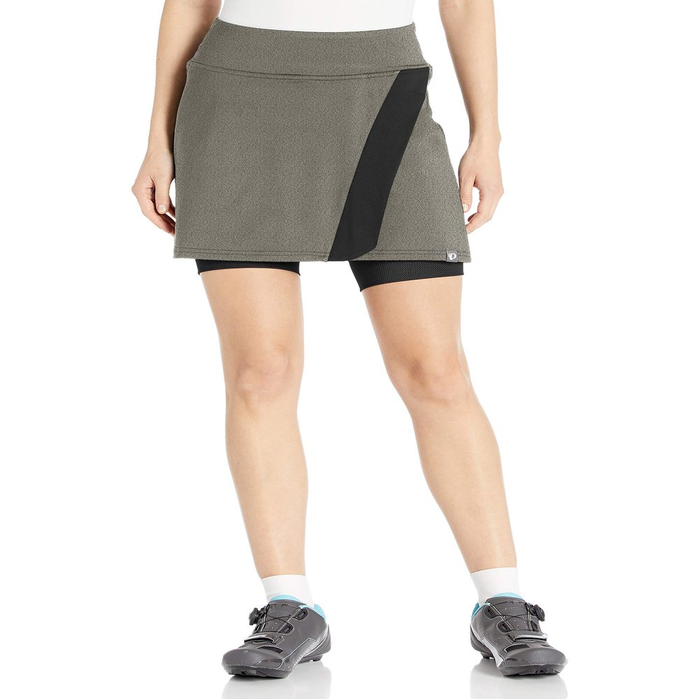 PEARL iZUMi Women's SELECT Escape Cycling Skirt, Phantom Heather, XX-Large