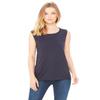 Bella + Canvas Ladies Flowy Scoop Muscle Tank - Midnight - L - (Style # B8803 - Original Label) view 1