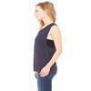 Bella + Canvas Ladies Flowy Scoop Muscle Tank - Midnight - L - (Style # B8803 - Original Label) view 4