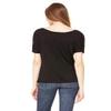 Bella + Canvas Ladies Slouchy T-Shirt - BLK SPECKLED - S - (Style # 8816 - Original Label) view 2