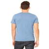 Bella + Canvas Unisex Jersey Short-Sleeve T-Shirt - Steel Blue - S - (Style # 3001C - Original Label) view 2