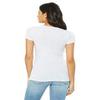 Bella + Canvas Ladies Triblend Short-Sleeve T-Shirt - WHITE FLECK TRB - XL - (Style # B8413 - Original Label) view 2