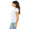 Bella + Canvas Ladies Triblend Short-Sleeve T-Shirt - WHITE FLECK TRB - XL - (Style # B8413 - Original Label) view 3