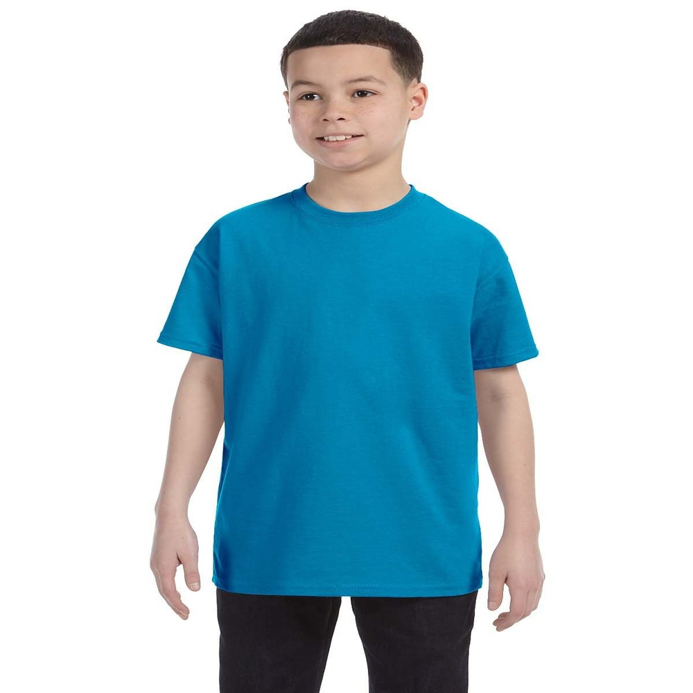 By Gildan Gildan Youth 53 Oz T-Shirt - Sapphire - XL - (Style # G500B - Original Label)