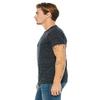 Bella + Canvas Unisex Poly-Cotton Short-Sleeve T-Shirt - Black Marble - XS - (Style # 3650 - Original Label) view 3