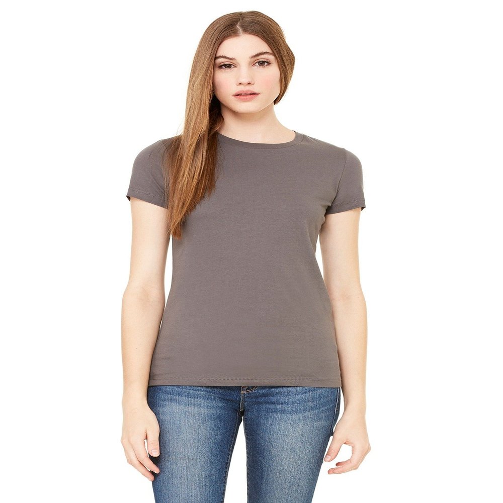 Bella Canvas Ladies The Favorite T-Shirt - Asphalt - 2XL - (Style # 6004 - Original Label)