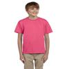 Gildan Youth Ultra Cotton 6 oz T-Shirt - Safety Pink - XL - (Style # G200B - Original Label) view 1