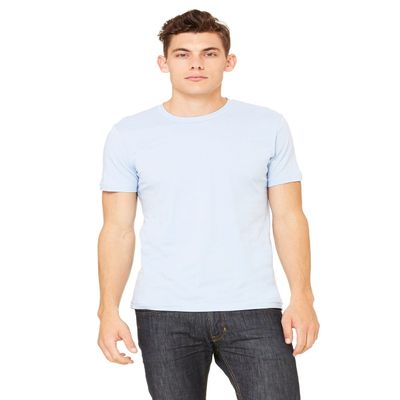 Bella Canvas Jersey Short-Sleeve T-Shirt (3001C) Baby Blue, L