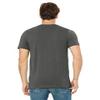 Bella + Canvas Unisex Jersey Short-Sleeve V-Neck T-Shirt - ASPHALT - 3XL - (Style # 3005 - Original Label) view 3