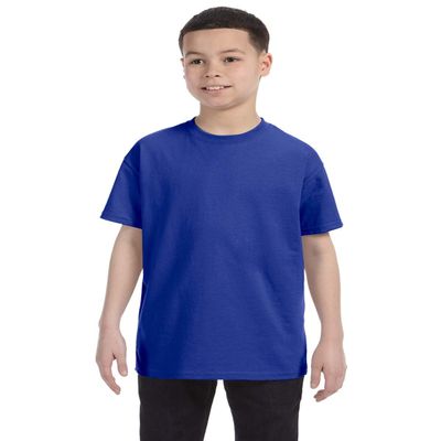 By Gildan Youth 53 Oz T-Shirt - Cobalt - M - (Style # G500B - Original Label)
