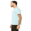Bella + Canvas Unisex Jersey Short-Sleeve T-Shirt - HEATHER ICE BLUE - 2XL - (Style # 3001C - Original Label) view 3