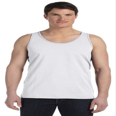 Bella + Canvas Unisex Jersey Tank - White FLK Trblnd - XS - (Style # 3480 - Original Label)