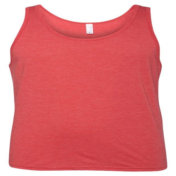 Bella + Canvas Unisex Jersey Tank - RED TRIBLEND - XL - (Style # 3480 - Original Label)