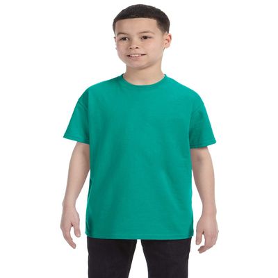 By Gildan Youth 53 Oz T-Shirt - Tropical Blue - M - (Style # G500B - Original Label)