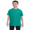 By Gildan Youth 53 Oz T-Shirt - Tropical Blue - M - (Style # G500B - Original Label) view 1