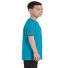 By Gildan Youth 53 Oz T-Shirt - Tropical Blue - M - (Style # G500B - Original Label) view 3