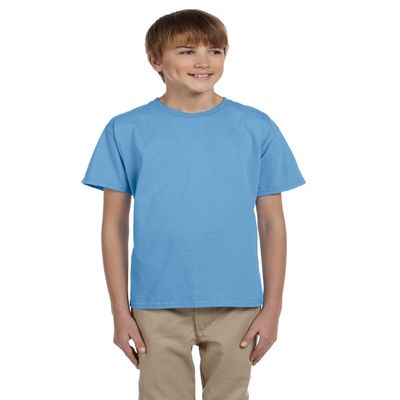 By Gildan Gildan Youth Ultra Cotton 6 Oz T-Shirt - Carolina Blue - L - (Style # G200B - Original Label)