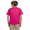 By Gildan Youth Ultra Cotton 6 Oz T-Shirt - Heliconia - XS - (Style # G200B - Original Label) view 2