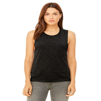 Bella Canvas Flowy Scoop Muscle Tank (B8803) Black, S