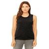 Bella Canvas Flowy Scoop Muscle Tank (B8803) Black, S view 2