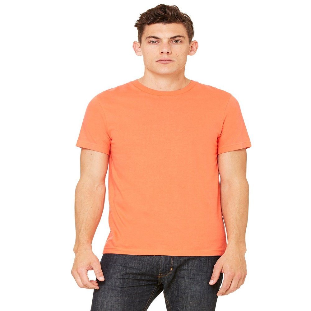 Bella + Canvas Unisex Jersey Short-Sleeve T-Shirt - CORAL - M - (Style # 3001C - Original Label)