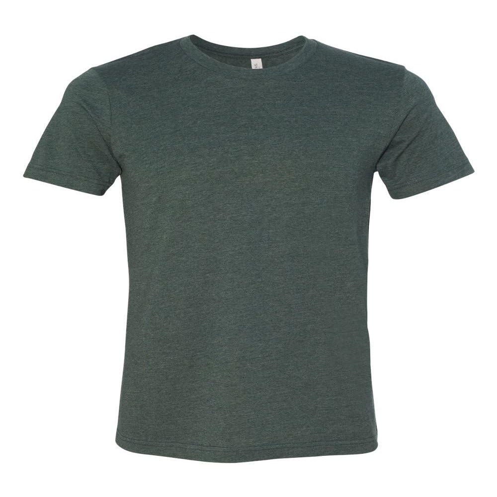 Bella + Canvas Unisex Jersey Short-Sleeve T-Shirt - Heather Forest - 3XL - (Style # 3001C - Original Label)
