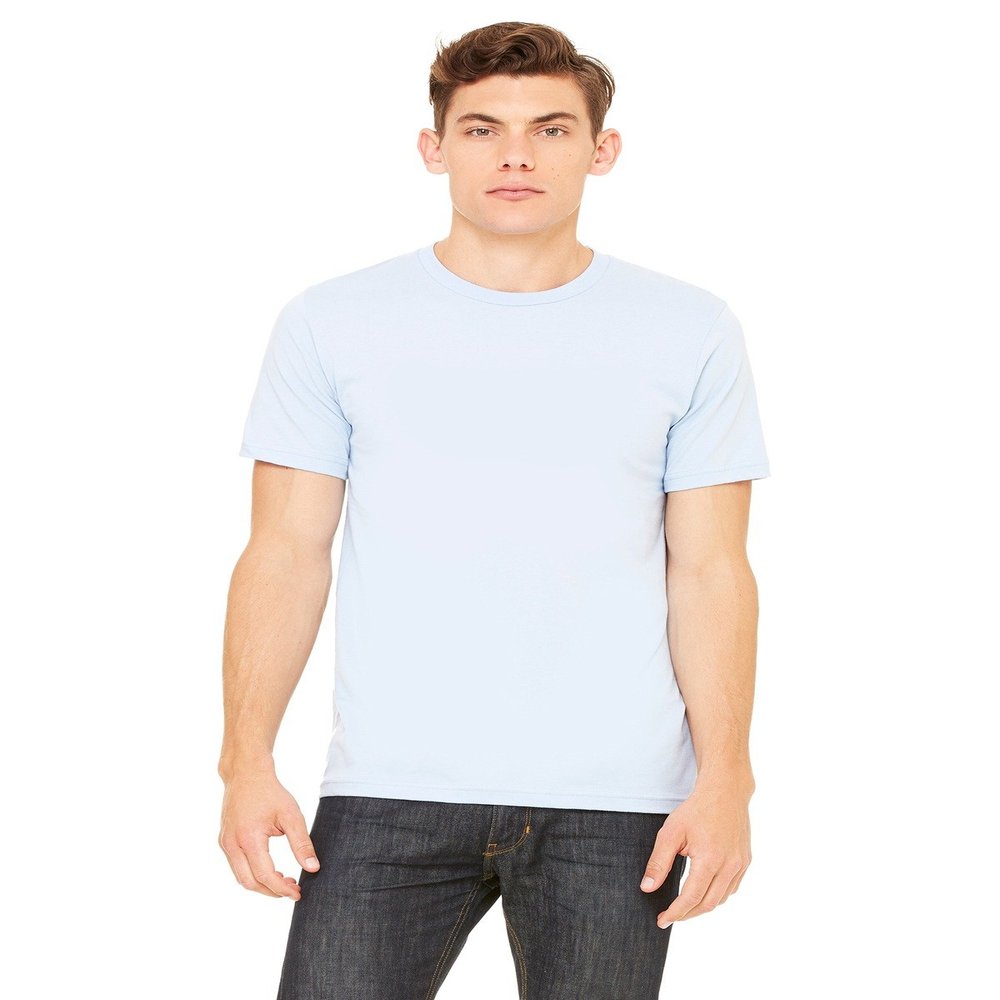 Bella + Canvas Unisex Jersey Short-Sleeve T-Shirt - LIGHT BLUE - 4XL - (Style # 3001C - Original Label)