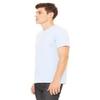 Bella + Canvas Unisex Jersey Short-Sleeve T-Shirt - LIGHT BLUE - 4XL - (Style # 3001C - Original Label) view 3