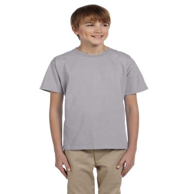By Gildan Youth Ultra Cotton 6 Oz T-Shirt - Sport Grey - M - (Style # G200B - Original Label)
