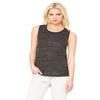 Bella + Canvas Ladies Flowy Scoop Muscle Tank - Black Marble - M - (Style # B8803 - Original Label)
