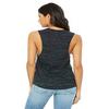 Bella + Canvas Ladies Flowy Scoop Muscle Tank - Black Marble - M - (Style # B8803 - Original Label) view 2