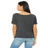 Bella + Canvas Ladies Slouchy T-Shirt - DRK GREY HEATHER - 2XL - (Style # 8816 - Original Label) view 2