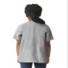 Gildan Youth Ultra Cotton 6 Oz T-Shirt - Sport Grey - XS - (Style # G200B - Original Label) view 2