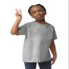 Gildan Youth Ultra Cotton 6 Oz T-Shirt - Sport Grey - XS - (Style # G200B - Original Label) view 4