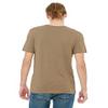 Bella + Canvas Unisex Jersey Short-Sleeve T-Shirt - Pebble Brown - S - (Style # 3001C - Original Label) view 2