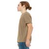 Bella + Canvas Unisex Jersey Short-Sleeve T-Shirt - Pebble Brown - S - (Style # 3001C - Original Label) view 3