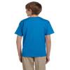 Gildan Youth Ultra Cotton 6 Oz T-Shirt - Sapphire - L - (Style # G200B - Original Label) view 2