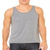 Bella + Canvas Unisex Jersey Tank - DEEP Heather - S - (Style # 3480 - Original Label) view 1