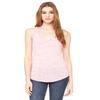 Bella + Canvas Ladies Flowy V-Neck Tank - RED MARBLE - M - (Style # B8805 - Original Label) view 1