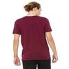 Bella + Canvas Unisex Jersey Short-Sleeve T-Shirt - MAROON - 2XL - (Style # 3001C - Original Label) view 2