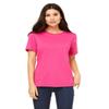 Bella + Canvas Ladies Relaxed Jersey Short-Sleeve T-Shirt - Berry - XL - (Style # B6400 - Original Label) view 1