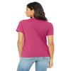 Bella + Canvas Ladies Relaxed Jersey Short-Sleeve T-Shirt - Berry - XL - (Style # B6400 - Original Label) view 2