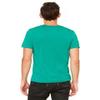 Bella + Canvas Unisex Poly-Cotton Short-Sleeve T-Shirt - Kelly - S - (Style # 3650 - Original Label) view 2