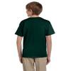 Gildan Youth Ultra Cotton 6 oz T-Shirt - Forest Green - XS - (Style # G200B - Original Label) view 2