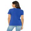Bella + Canvas Ladies Relaxed Jersey Short-Sleeve T-Shirt - TRUE ROYAL - M - (Style # B6400 - Original Label) view 2