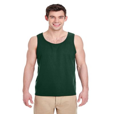 By Gildan Adult Heavy Cotton 53 Oz Tank Top - Forest Green - S - (Style # G520 - Original Label)