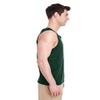 By Gildan Adult Heavy Cotton 53 Oz Tank Top - Forest Green - S - (Style # G520 - Original Label) view 3