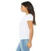 Bella + Canvas Ladies Triblend Short-Sleeve T-Shirt - SOLID WHT TRBLND - L - (Style # B8413 - Original Label) view 4