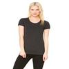 Bella + Canvas Ladies Triblend Short-Sleeve T-Shirt - CHAR-BLACK TRIB - L - (Style # B8413 - Original Label) view 1