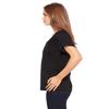 By Bella + Canvas Ladies Flowy Raglan T-Shirt - Black - M - (Style # B8801 - Original Label) view 3